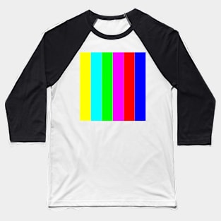 Bright colored stripes Baseball T-Shirt